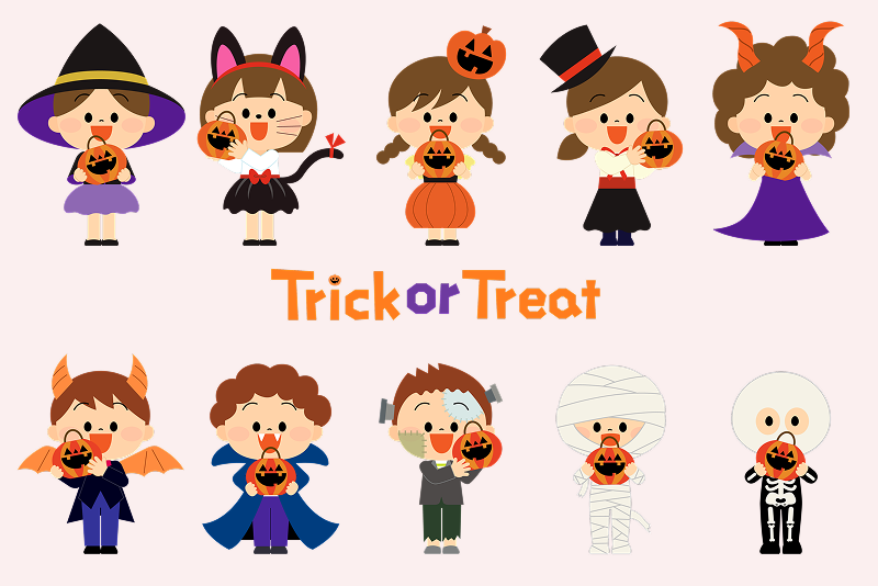 装して商店街でトリック オア トリート